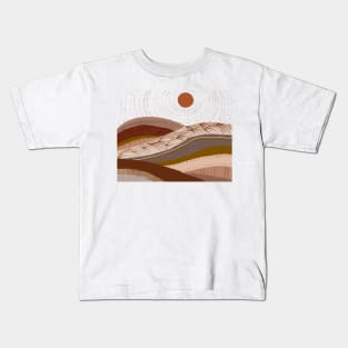 Textured Hills Kids T-Shirt